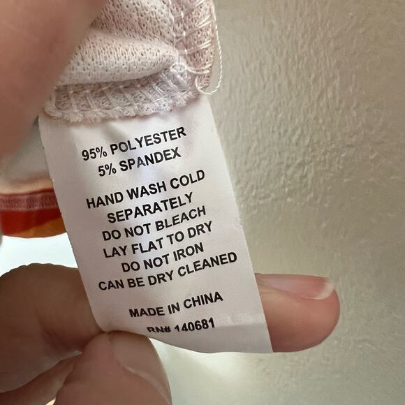 Unique Vintage Mini Polo Dress Small Candy Corn Halloween Retro Stripe Party New - Picture 7 of 10